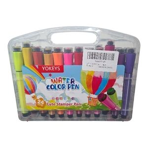 Yokeys Watercolor Pen Set With Stamps